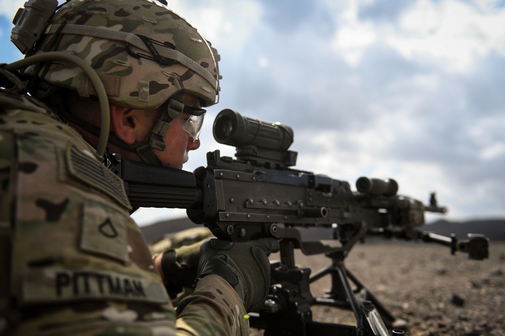 EARF team weapons squads practice bounding movements