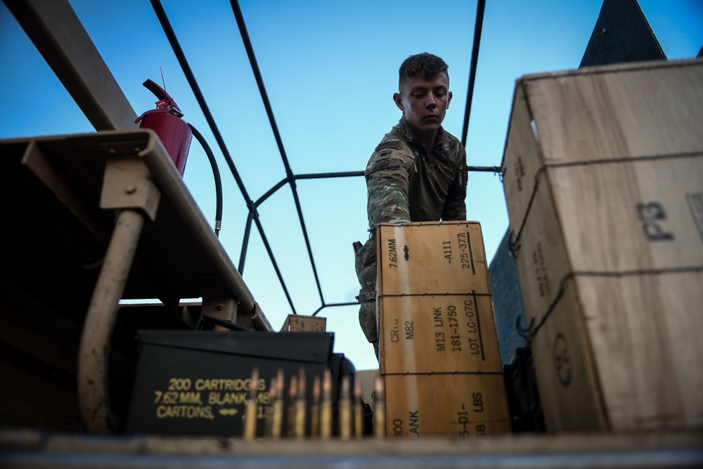 EARF team weapons squads practice bounding movements