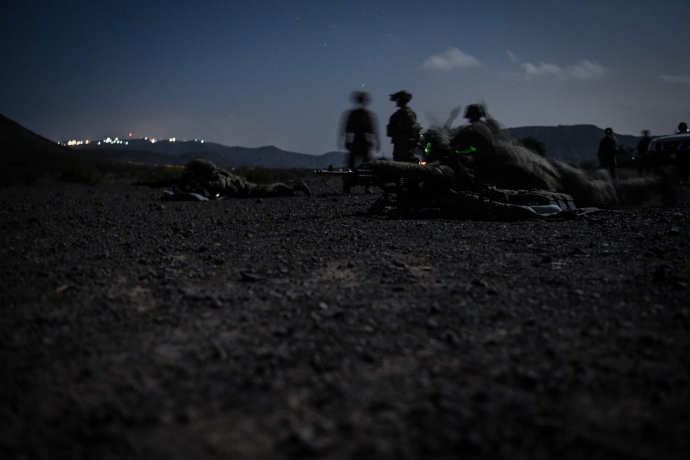 EARF team weapons squads practice bounding movements