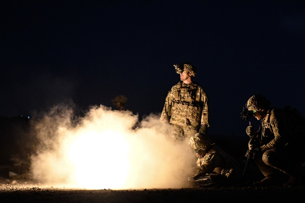 EARF team weapons squads practice bounding movements