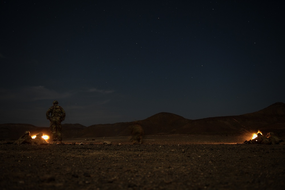 EARF team weapons squads practice bounding movements