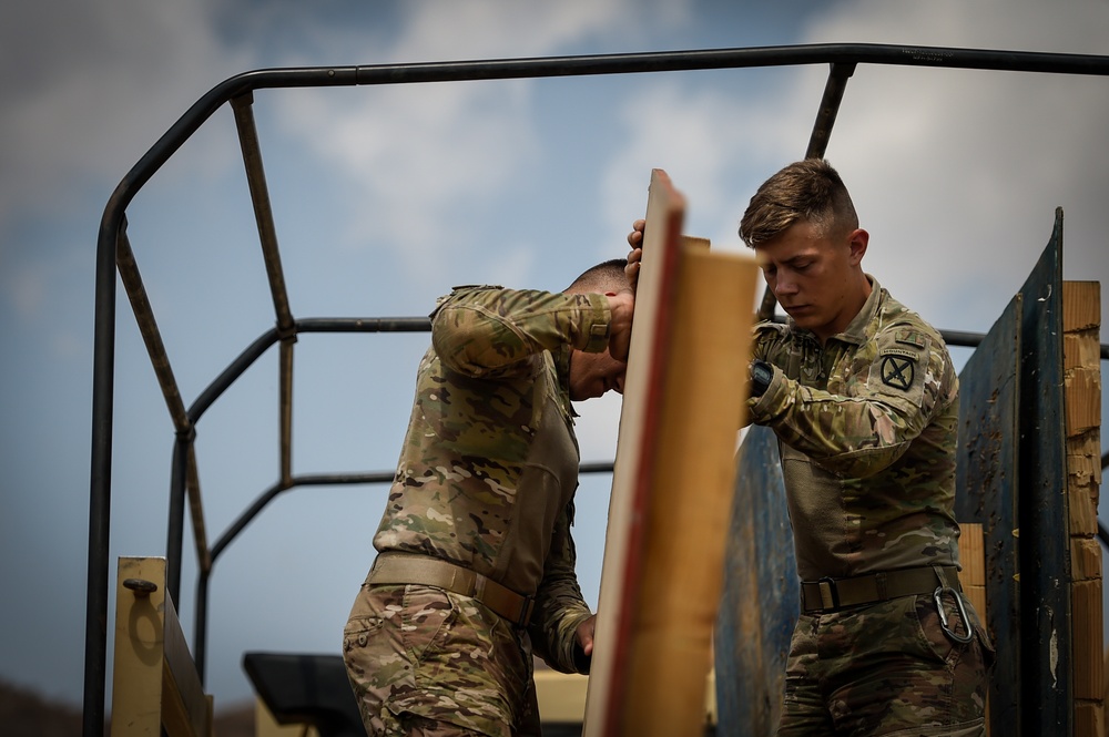 EARF team weapons squads practice bounding movements