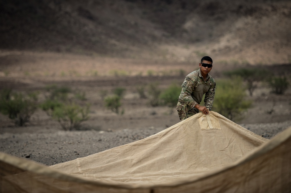 EARF team weapons squads practice bounding movements