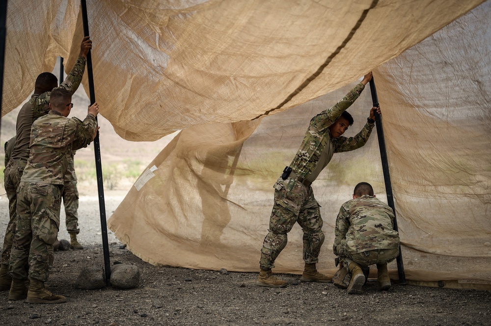 EARF team weapons squads practice bounding movements