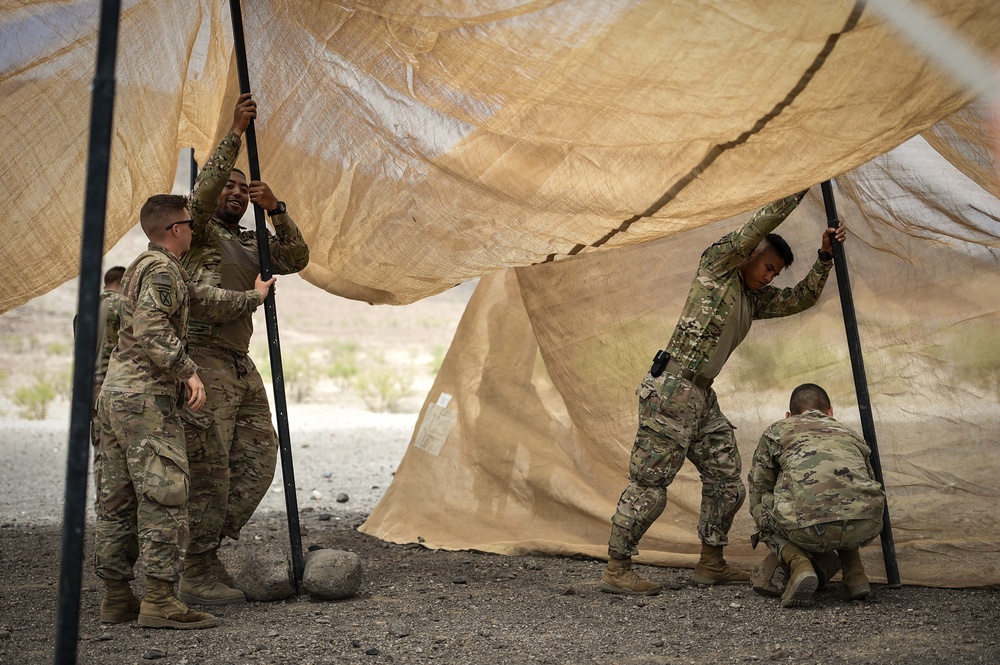 EARF team weapons squads practice bounding movements