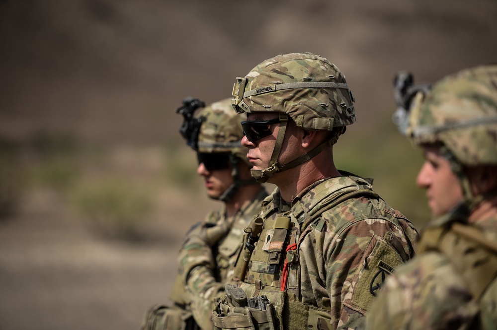 EARF team weapons squads practice bounding movements