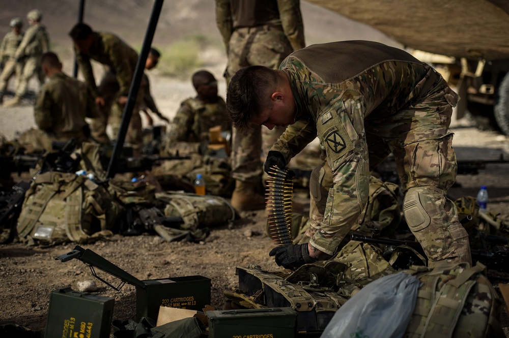 EARF team weapons squads practice bounding movements