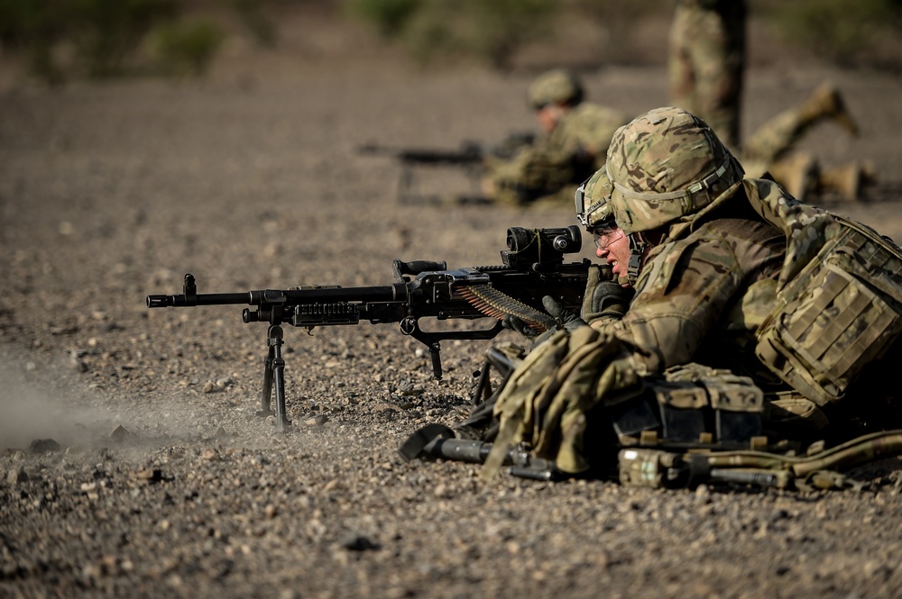 EARF team weapons squads practice bounding movements