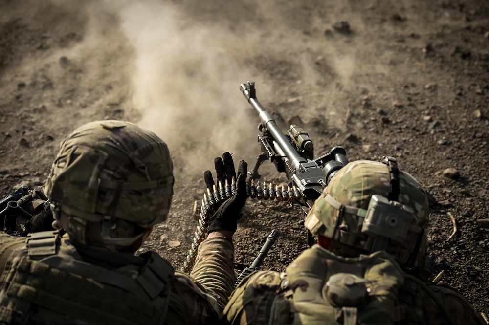 EARF team weapons squads practice bounding movements