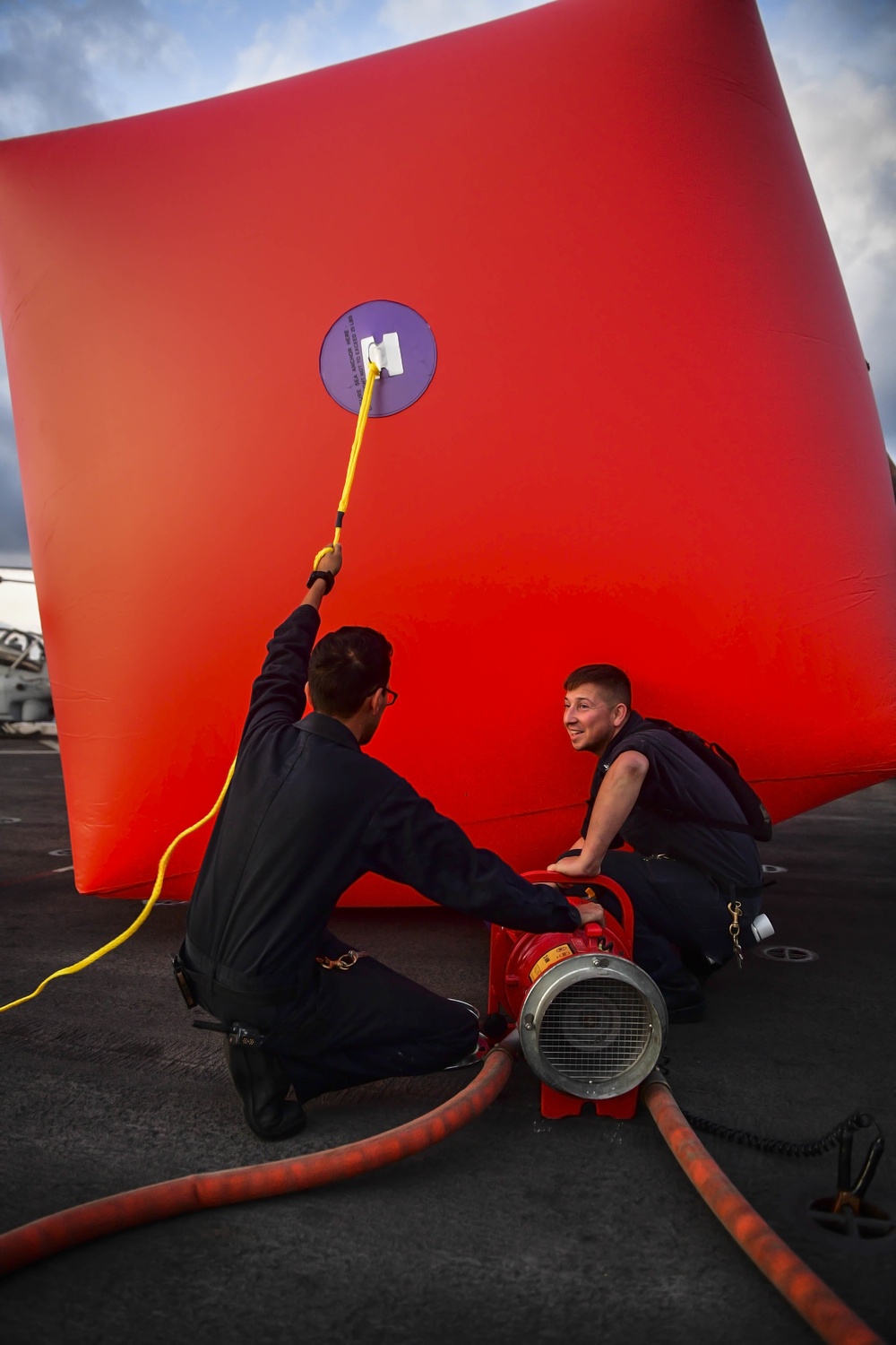 USS San Diego (LPD 22) Gunner's Mate Inflate &quot;Killer Tomato&quot;