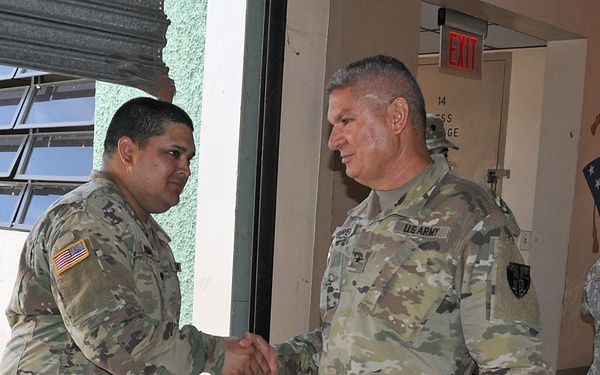 TAG visits units engaged in relief efforts operations