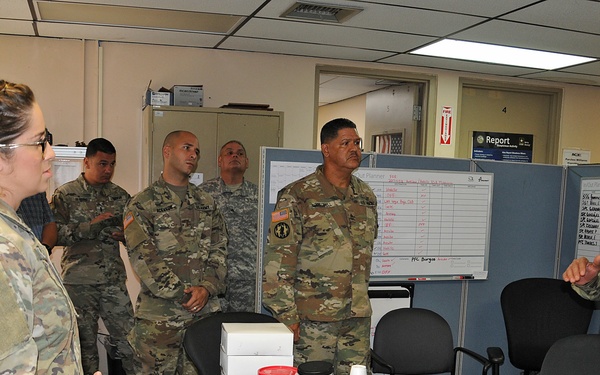 TAG visits units engaged in relief efforts operations