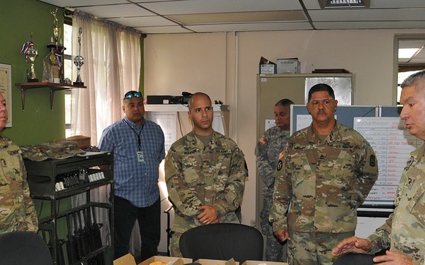 TAG visits units engaged in relief efforts operations