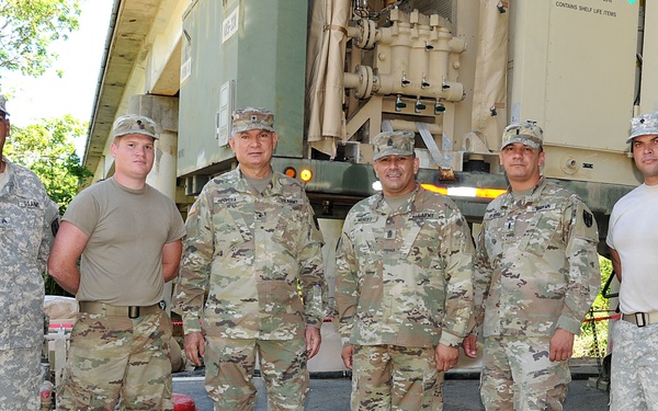 TAG visits units engaged in relief efforts operations