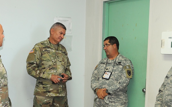 TAG visits units engaged in relief efforts operations