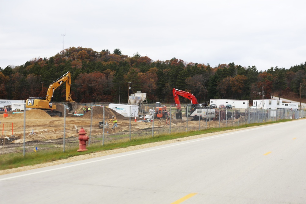 Construction of new Access Control Point continues at Fort McCoy