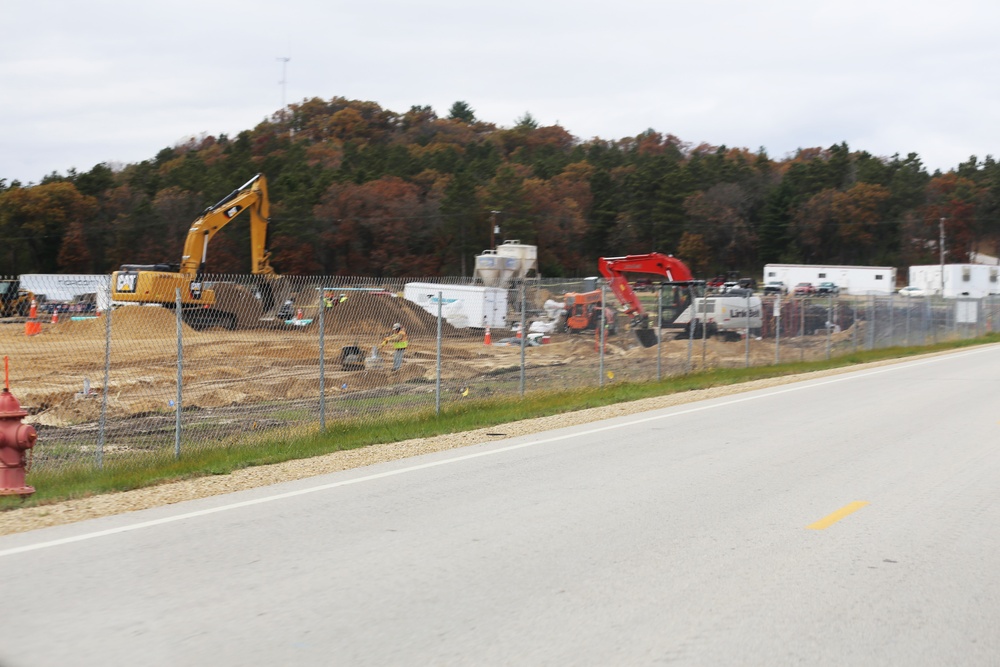 Construction of new Access Control Point continues at Fort McCoy