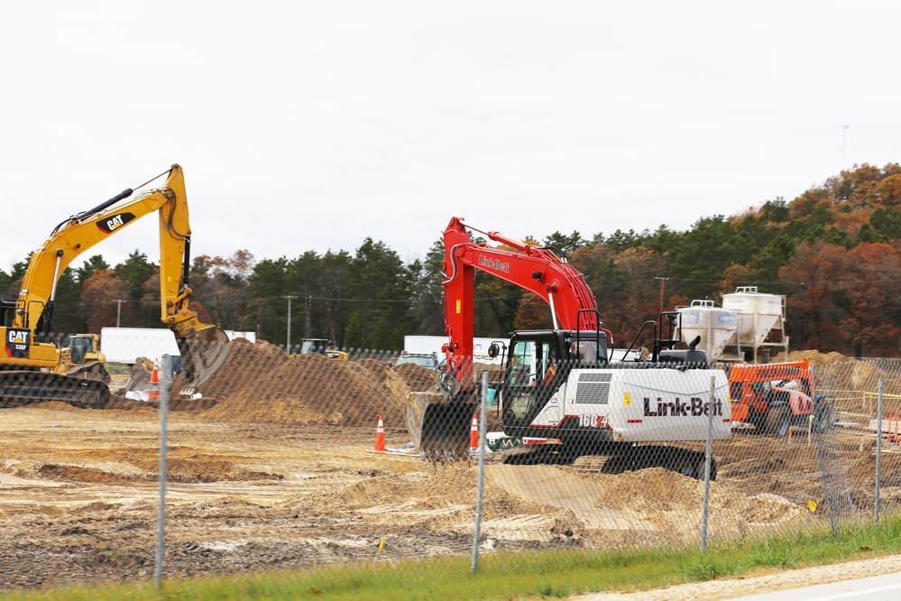 Construction of new Access Control Point continues at Fort McCoy
