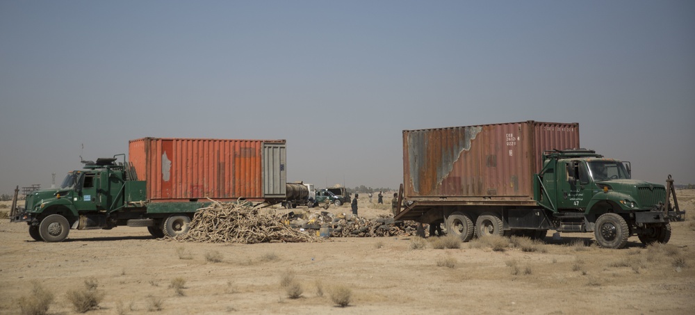 Breaking Bad: Afghan National Police destroy three tons of illegal drugs
