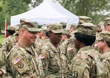 94th Training Division Welcomes 4th Brigade Health Services with Patching Ceremony