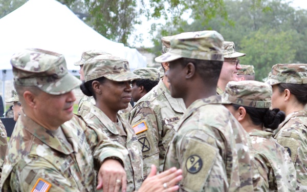 94th Training Division Welcomes 4th Brigade Health Services with Patching Ceremony