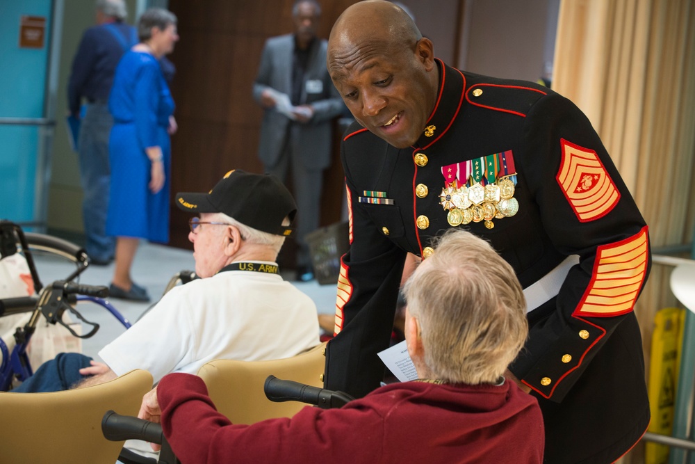 Armed Forces Retirement Home Cake Cutting Ceremony