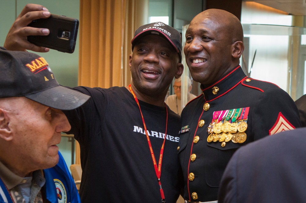 Armed Forces Retirement Home Cake Cutting Ceremony