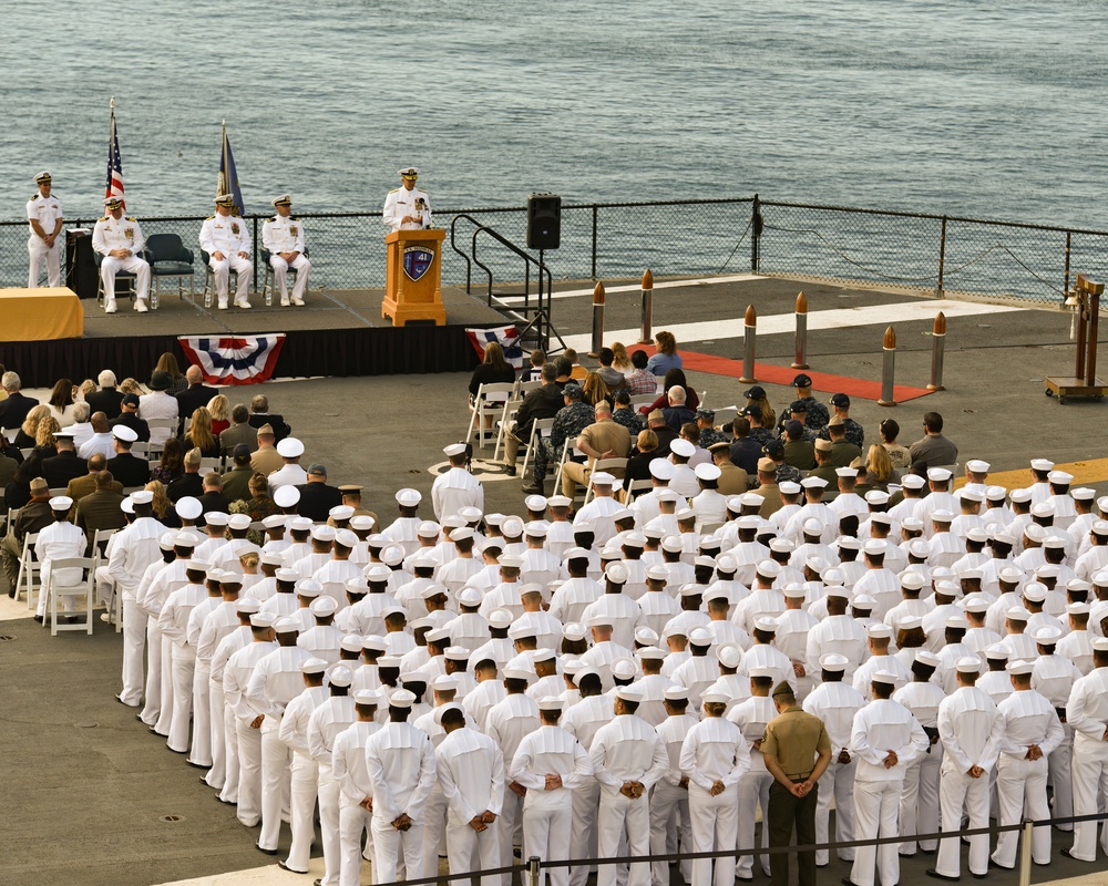 USS Somerset Change of Command