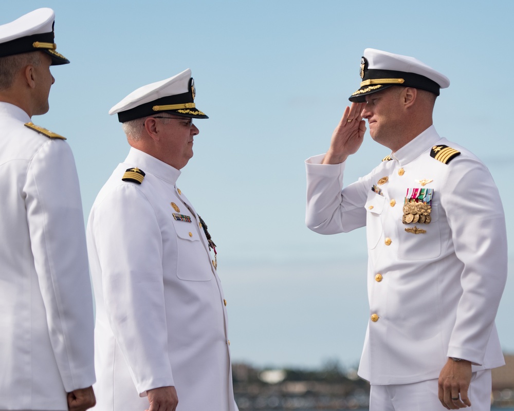 USS Somerset Change of Command