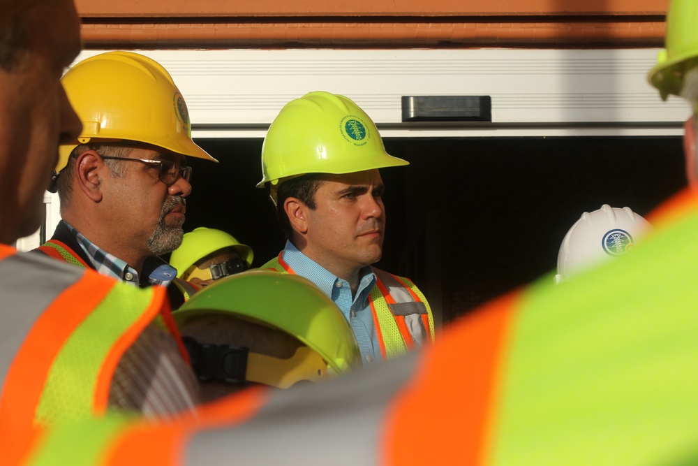 Governor of Puerto Rico joins congressional delegates in tour of Palo Seco Power Plant