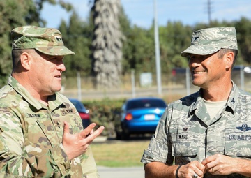 Major General David Baldwin vists 146th Airlift Wing