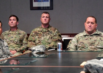 Major General David Baldwin vists 146th Airlift Wing