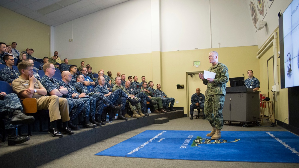 DVIDS - Images - Rear Admiral Wade Talks to Representatives at the LCS ...