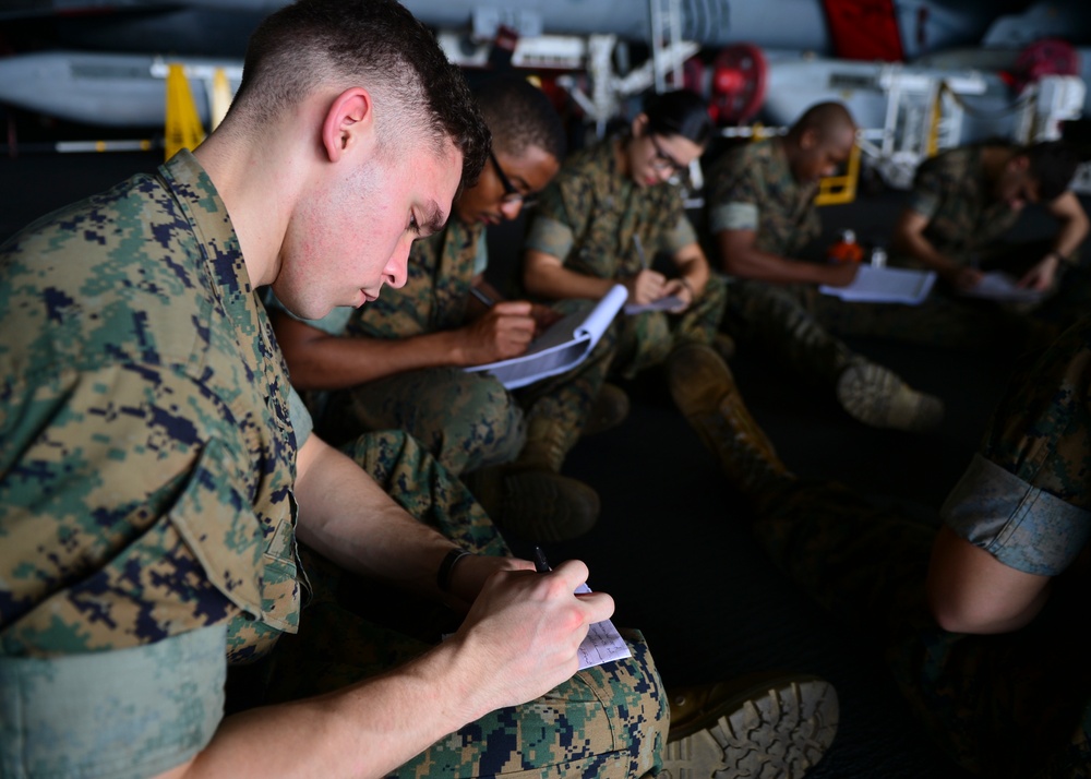 Marines Participate In Cpl. Leadership School