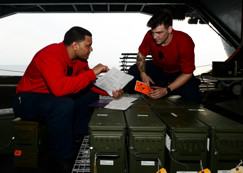 Sailors Sort Ordnance