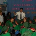 Sailors from Naval Support Facility (NSF) Redzikowo visit a local school in Slupsk, Poland