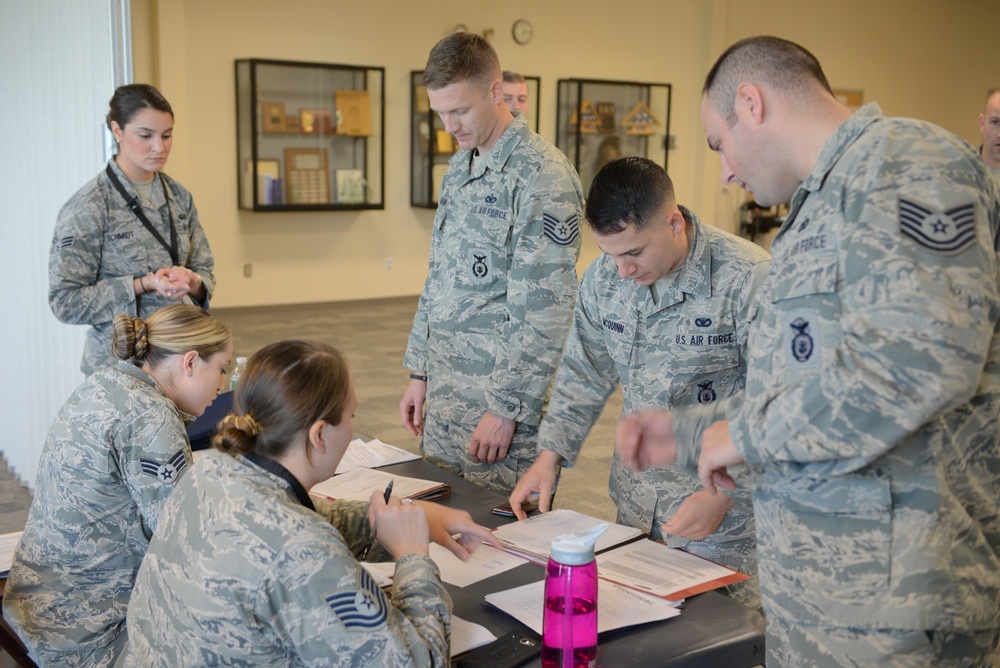 102d Intelligence Wing Security Forces Squadron Personnel Prepare to Depart for Puerto Rico