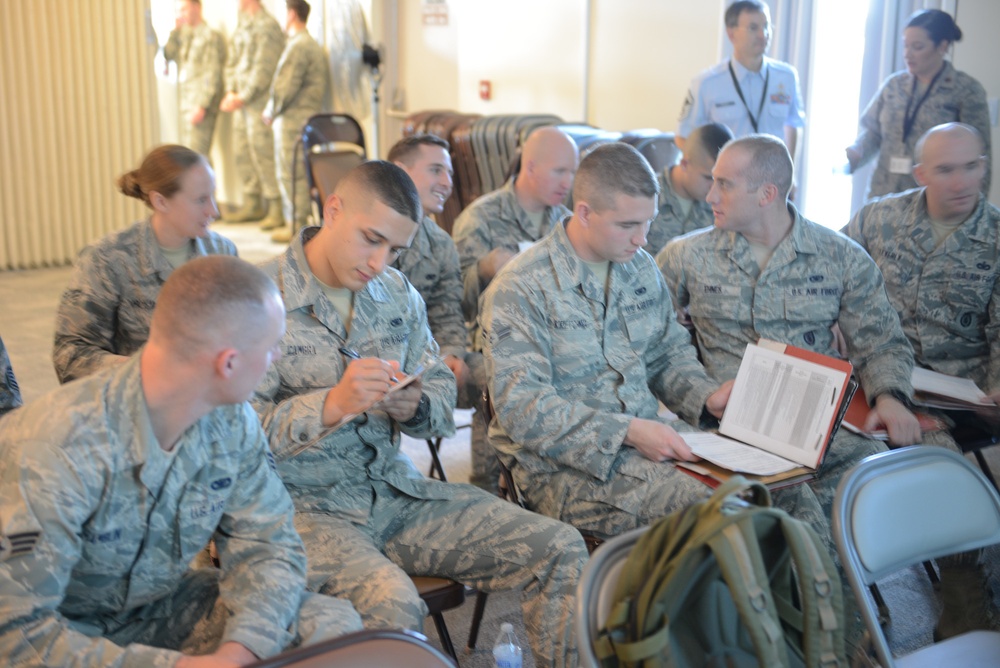 102d Intelligence Wing Security Forces Squadron Personnel Prepare to Depart for Puerto Rico