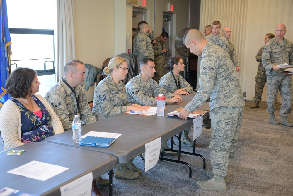 102d Intelligence Wing Security Forces Personnel Prepare to Depart for Puerto Rico