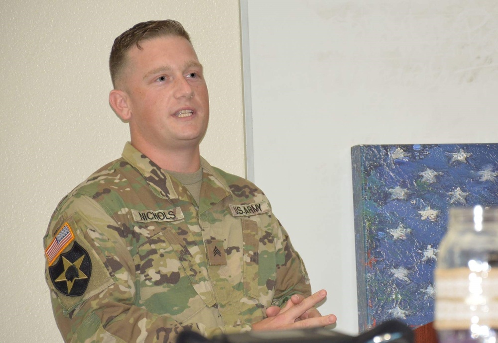 Cancer survivor prepares to return to duty