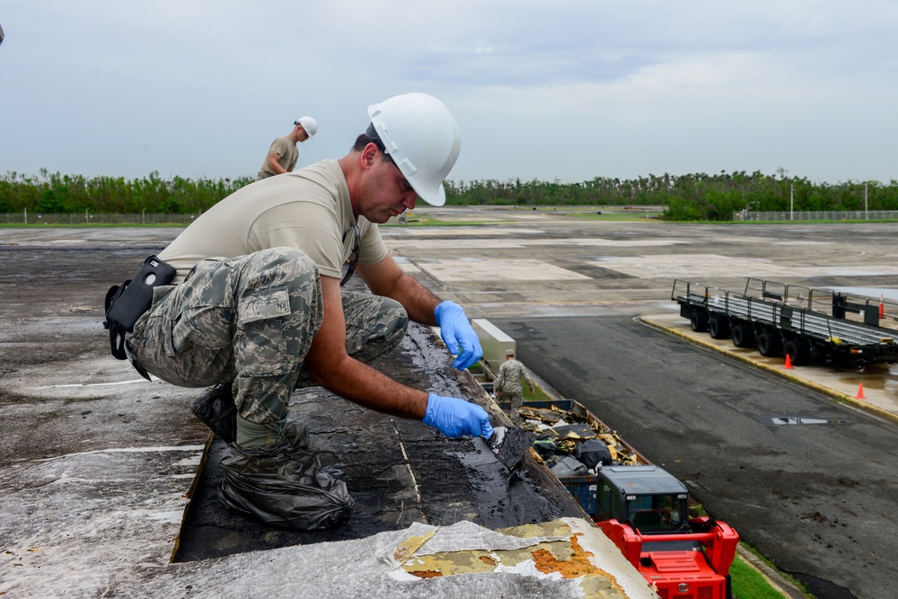 DVIDS - Images - 156th Civil Engineering Squadron repair building on ...