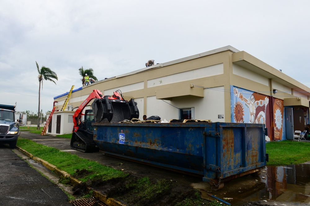 156th Civil Engineering Squadron repair building on Muñiz Air National Guard Base