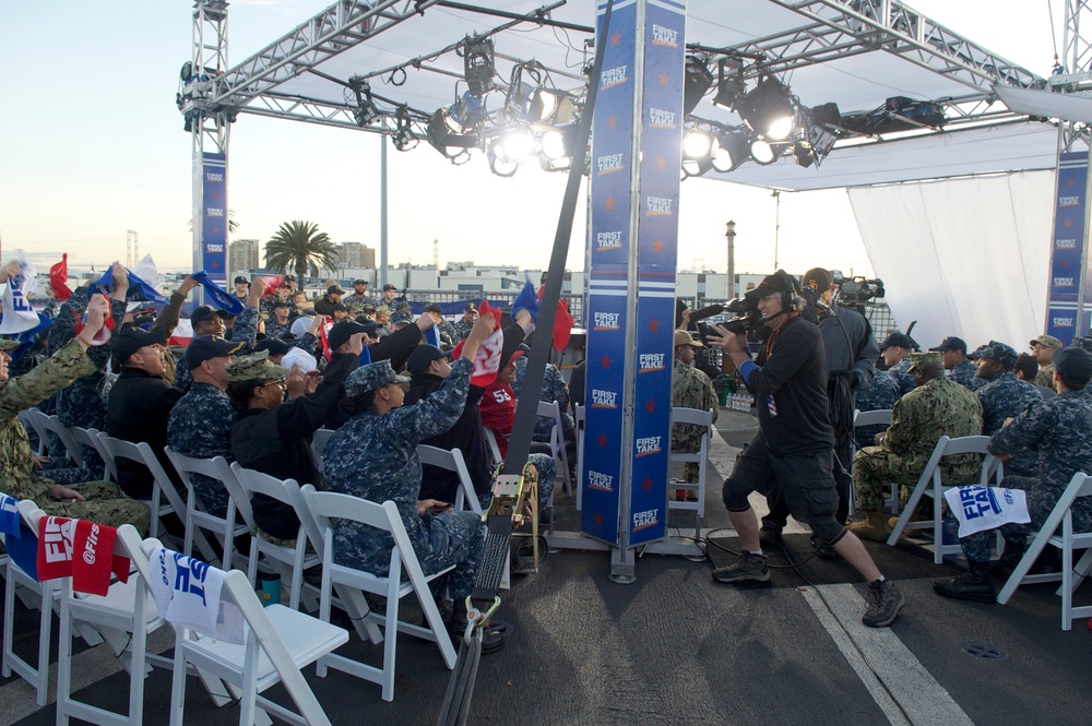 ESPN Visits USS Freedom for &quot;A Salute to America’s Heroes&quot;