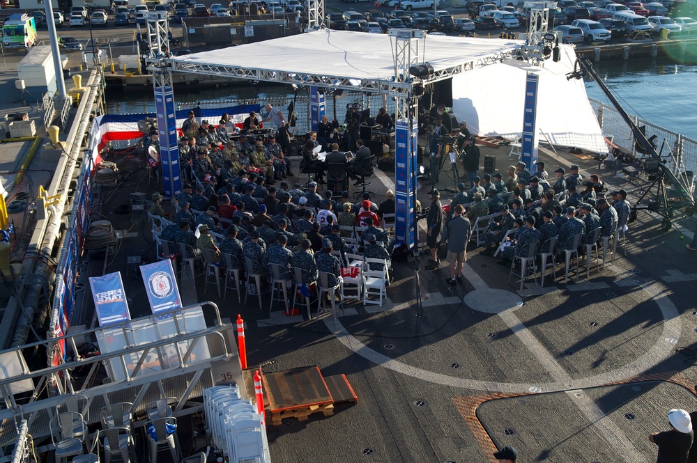 ESPN Visits USS Freedom for &quot;A Salute to America’s Heroes&quot;