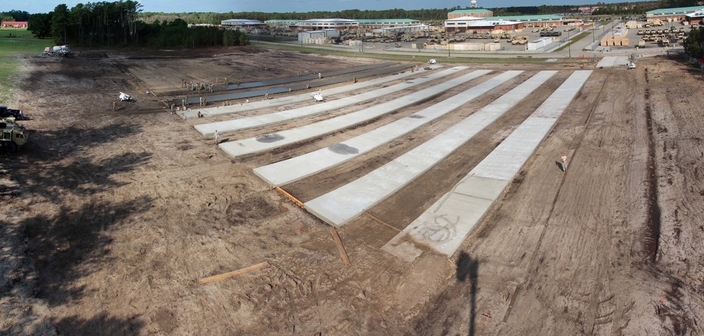 2nd Brigade Builds New Motor Pool For Conversion