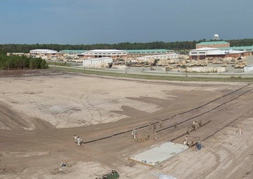 2nd Brigade Combat Team Builds New Motor Pool For Conversion