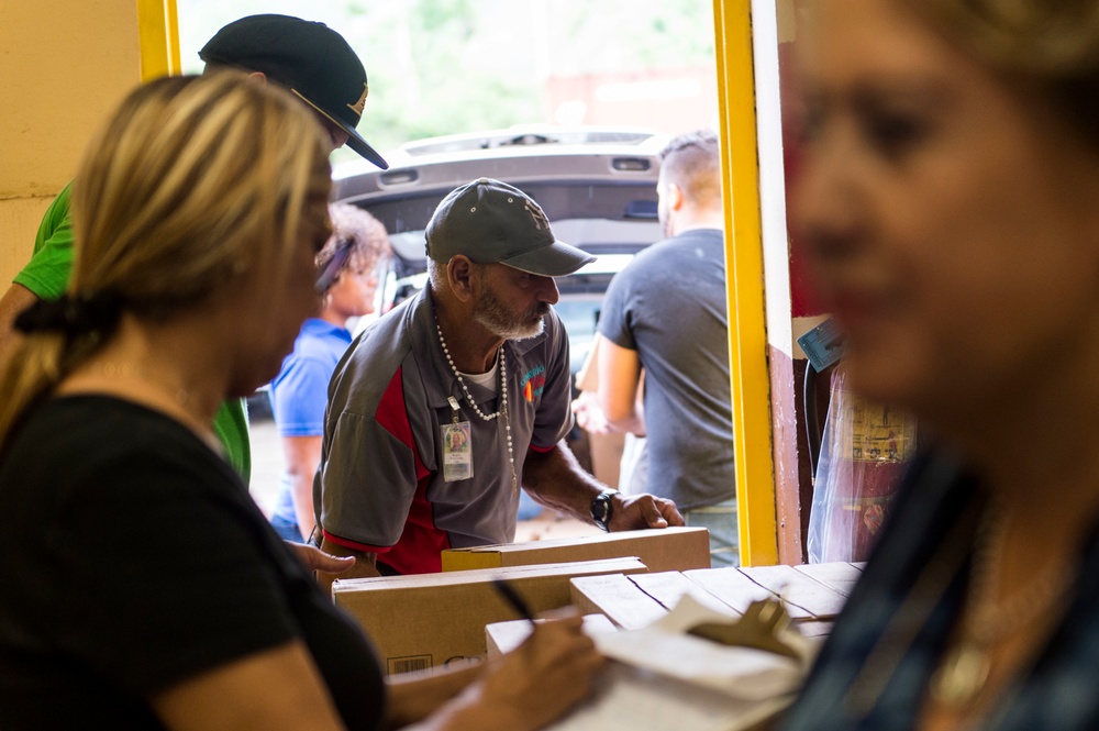 Hurricane Maria: FEMA Supplies for Residents of Comerio