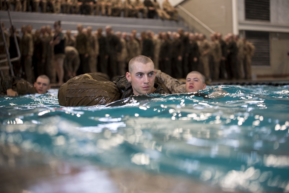 DVIDS - Images - Marine recruits conquer swim qualification on Parris ...