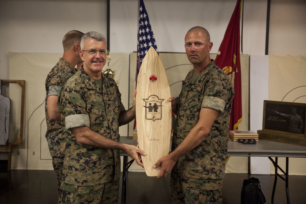 Marine Corps Marksmanship Competition, Pacific, awards ceremony 2017