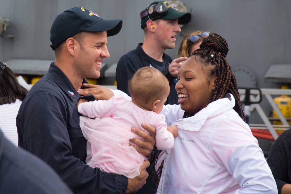 USS Ashland returns to Sasebo after deployment